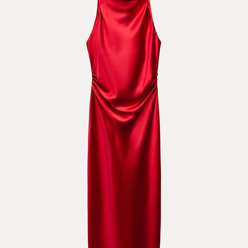 Zara High neck Midi dress